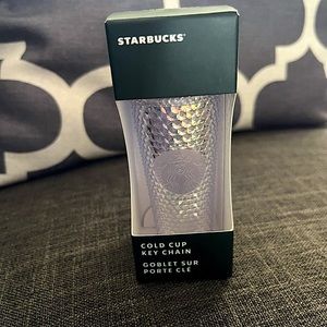 Starbucks 2023 Unicorn Studded Tumbler Cold Cup Keychain